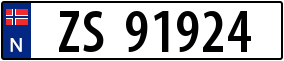 Truck License Plate